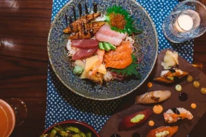 Fresh sushi and upscale dining experience at W New York Times Square restaurant.